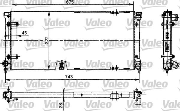 Valeo 730370 - Radiators, Motora dzesēšanas sistēma autodraugiem.lv