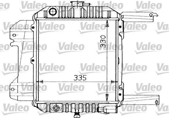 Valeo 730261 - Radiators, Motora dzesēšanas sistēma autodraugiem.lv