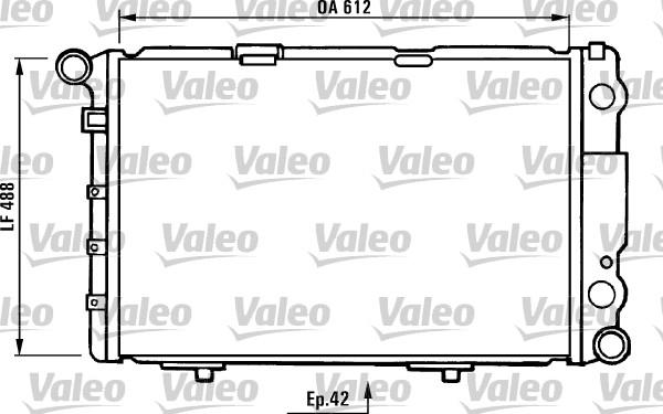 Valeo 730233 - Radiators, Motora dzesēšanas sistēma autodraugiem.lv