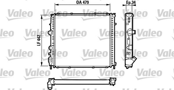 Valeo 731910 - Radiators, Motora dzesēšanas sistēma autodraugiem.lv