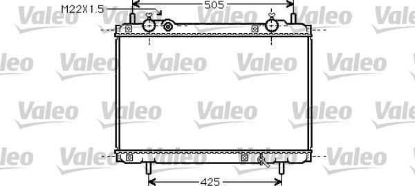 Valeo 731974 - Radiators, Motora dzesēšanas sistēma autodraugiem.lv