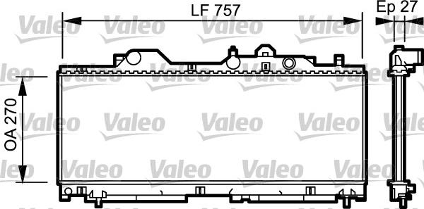 Valeo 731977 - Radiators, Motora dzesēšanas sistēma autodraugiem.lv