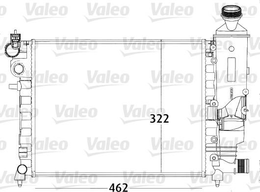 Valeo 731498 - Radiators, Motora dzesēšanas sistēma autodraugiem.lv