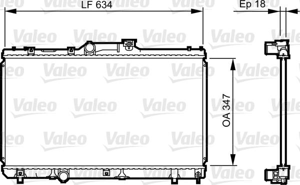 Valeo 731441 - Radiators, Motora dzesēšanas sistēma autodraugiem.lv