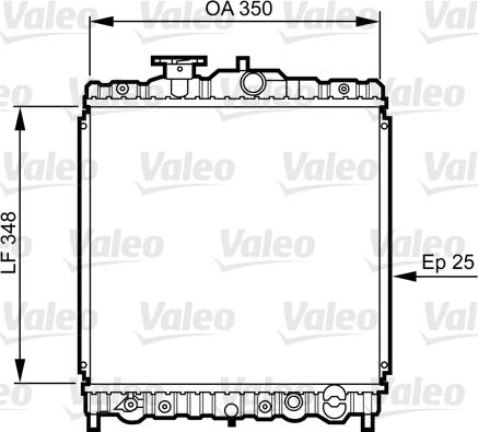Valeo 731459 - Radiators, Motora dzesēšanas sistēma autodraugiem.lv