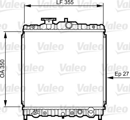 Valeo 731469 - Radiators, Motora dzesēšanas sistēma autodraugiem.lv