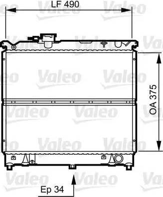 KOYORAD PA100387 - Radiators, Motora dzesēšanas sistēma autodraugiem.lv