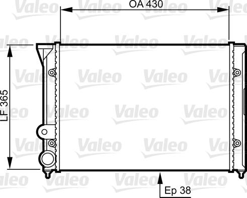 Valeo 731409 - Radiators, Motora dzesēšanas sistēma autodraugiem.lv