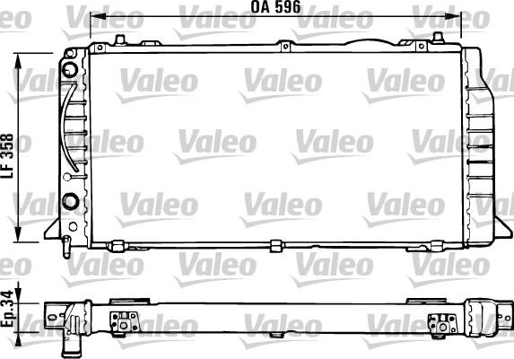 Valeo 731422 - Radiators, Motora dzesēšanas sistēma autodraugiem.lv