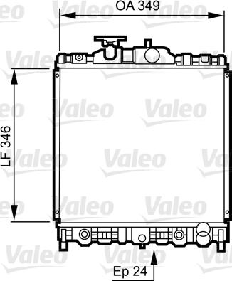 Valeo 731473 - Radiators, Motora dzesēšanas sistēma autodraugiem.lv