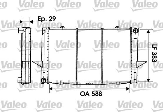 Valeo 731477 - Radiators, Motora dzesēšanas sistēma autodraugiem.lv