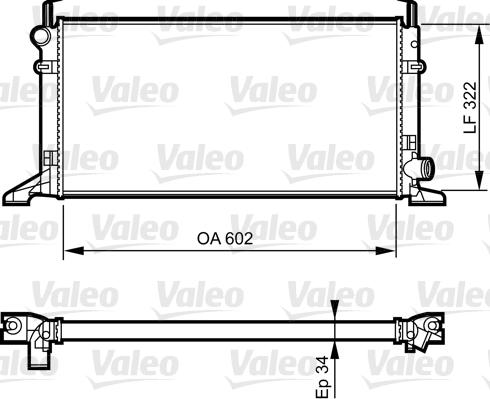 Valeo 731594 - Radiators, Motora dzesēšanas sistēma autodraugiem.lv