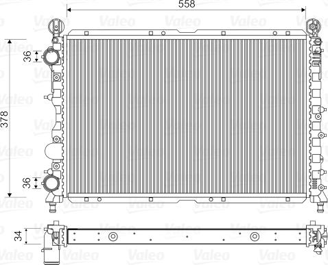 Valeo 731591 - Radiators, Motora dzesēšanas sistēma autodraugiem.lv