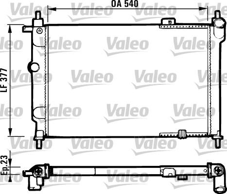 Valeo 731551 - Radiators, Motora dzesēšanas sistēma autodraugiem.lv