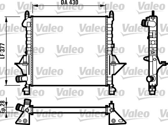 Valeo 731552 - Radiators, Motora dzesēšanas sistēma autodraugiem.lv