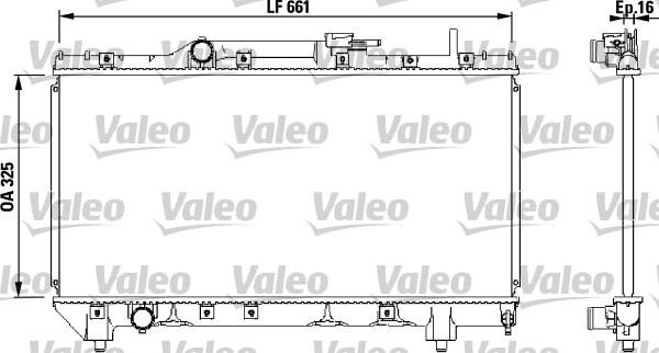 Valeo 731565 - Radiators, Motora dzesēšanas sistēma autodraugiem.lv