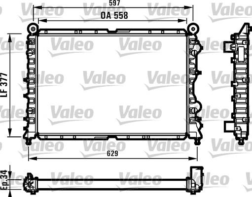 Valeo 731561 - Radiators, Motora dzesēšanas sistēma autodraugiem.lv