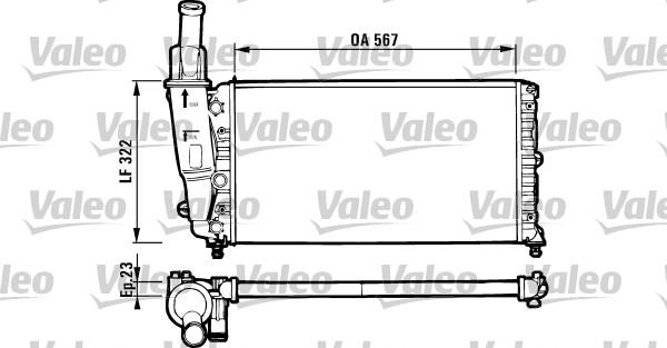 Valeo 731562 - Radiators, Motora dzesēšanas sistēma autodraugiem.lv