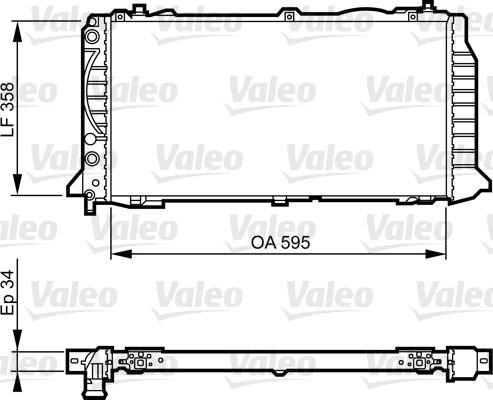 Valeo 731501 - Radiators, Motora dzesēšanas sistēma autodraugiem.lv