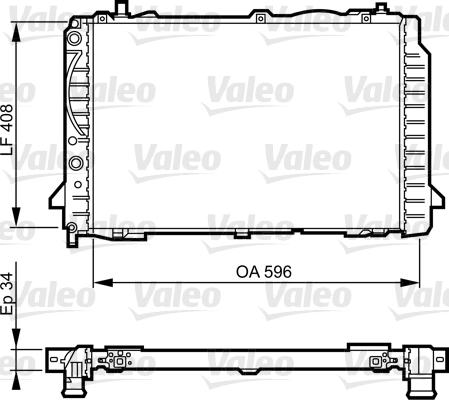 Valeo 731503 - Radiators, Motora dzesēšanas sistēma autodraugiem.lv