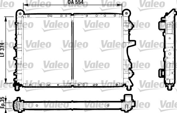 Valeo 731589 - Radiators, Motora dzesēšanas sistēma autodraugiem.lv