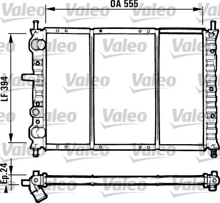 Valeo 731581 - Radiators, Motora dzesēšanas sistēma autodraugiem.lv