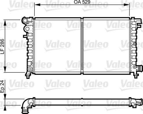 Valeo 731530 - Radiators, Motora dzesēšanas sistēma autodraugiem.lv