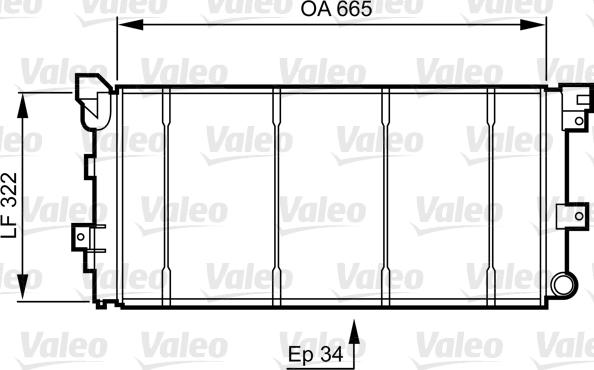 Valeo 731531 - Radiators, Motora dzesēšanas sistēma autodraugiem.lv