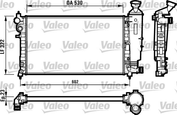 Valeo 731526 - Radiators, Motora dzesēšanas sistēma autodraugiem.lv