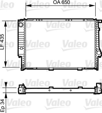 Valeo 731523 - Radiators, Motora dzesēšanas sistēma autodraugiem.lv