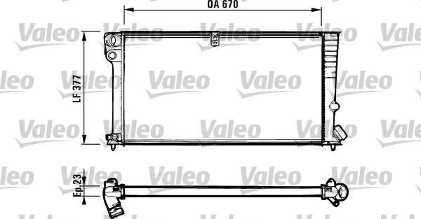 Valeo 731570 - Radiators, Motora dzesēšanas sistēma autodraugiem.lv