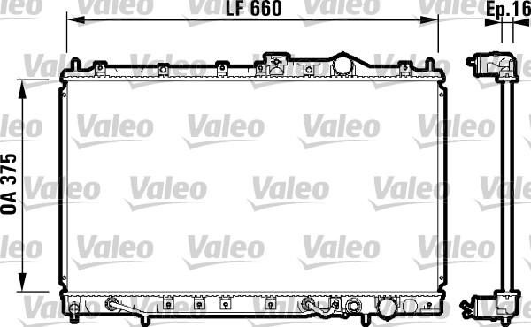 Valeo 731648 - Radiators, Motora dzesēšanas sistēma autodraugiem.lv