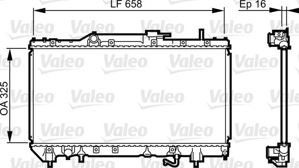 Valeo 731685 - Radiators, Motora dzesēšanas sistēma autodraugiem.lv