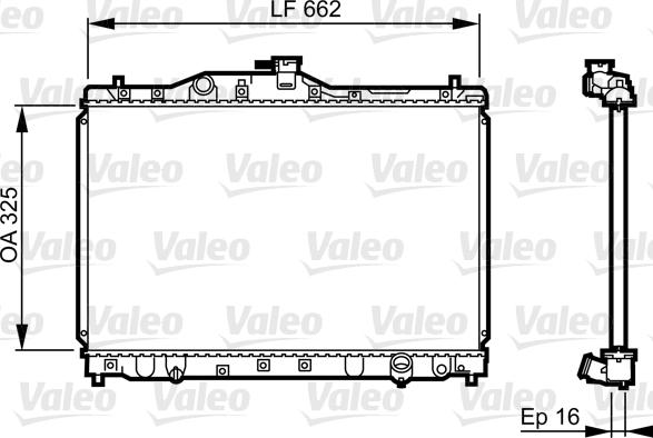 Valeo 731630 - Radiators, Motora dzesēšanas sistēma autodraugiem.lv