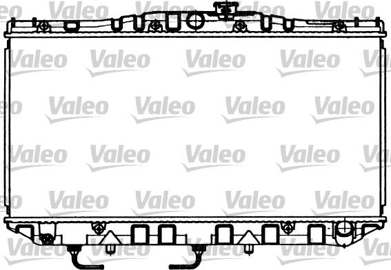 Valeo 731096 - Radiators, Motora dzesēšanas sistēma autodraugiem.lv