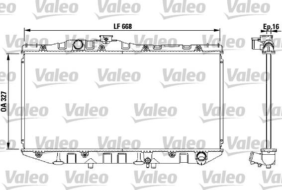 Valeo 731098 - Radiators, Motora dzesēšanas sistēma autodraugiem.lv