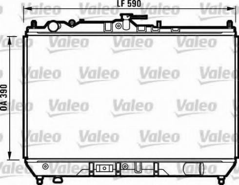 Valeo 731040 - Radiators, Motora dzesēšanas sistēma autodraugiem.lv