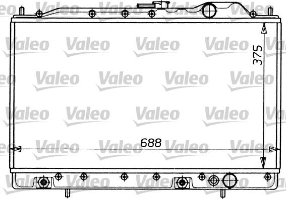 Valeo 731054 - Radiators, Motora dzesēšanas sistēma autodraugiem.lv