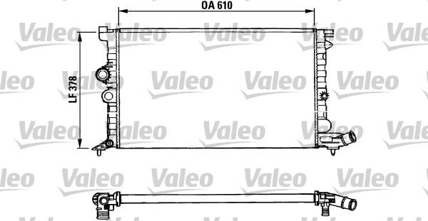 Valeo 731009 - Radiators, Motora dzesēšanas sistēma autodraugiem.lv