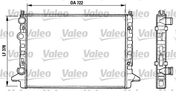 Valeo 731008 - Radiators, Motora dzesēšanas sistēma autodraugiem.lv