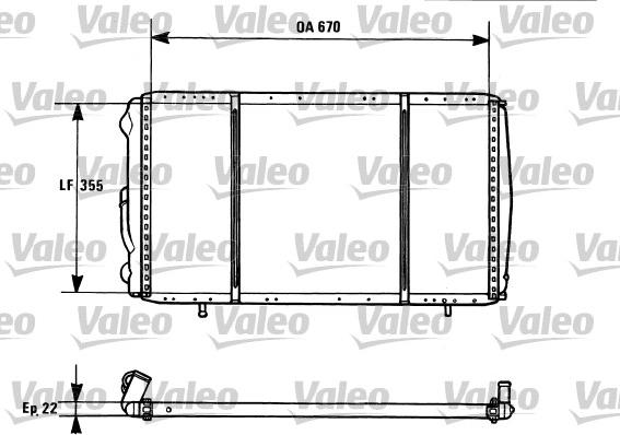 Valeo 731016 - Radiators, Motora dzesēšanas sistēma autodraugiem.lv