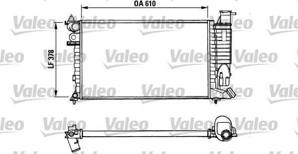 Valeo 731010 - Radiators, Motora dzesēšanas sistēma autodraugiem.lv