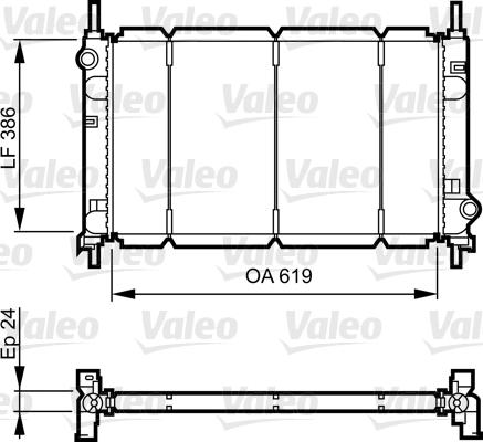 Valeo 731011 - Radiators, Motora dzesēšanas sistēma autodraugiem.lv