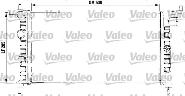 Valeo 731013 - Radiators, Motora dzesēšanas sistēma autodraugiem.lv