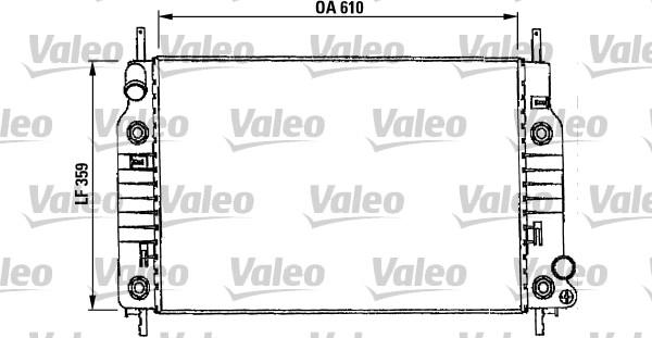 Valeo 731017 - Radiators, Motora dzesēšanas sistēma autodraugiem.lv
