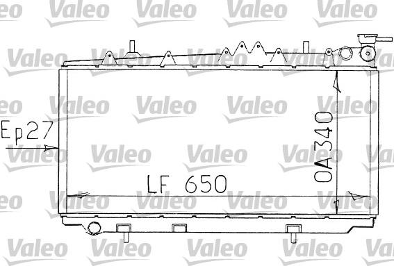 Valeo 731089 - Radiators, Motora dzesēšanas sistēma autodraugiem.lv