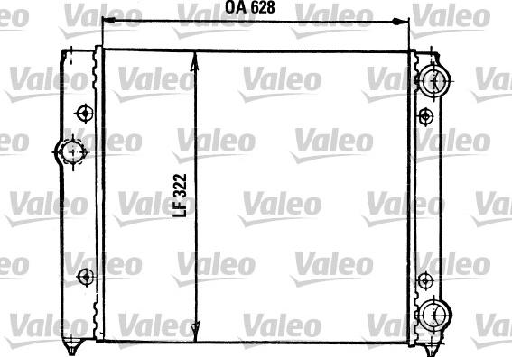 Valeo 731030 - Radiators, Motora dzesēšanas sistēma autodraugiem.lv