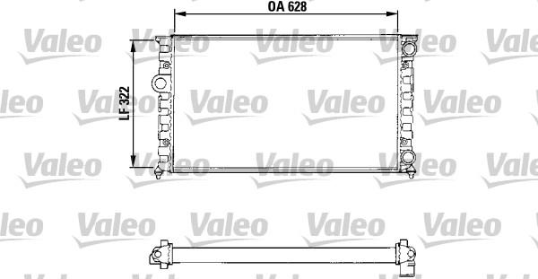 Valeo 731025 - Radiators, Motora dzesēšanas sistēma autodraugiem.lv