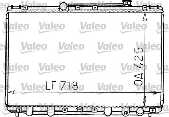 Valeo 731196 - Radiators, Motora dzesēšanas sistēma autodraugiem.lv