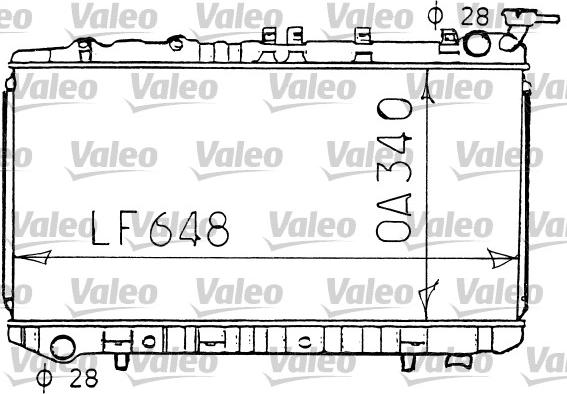 Valeo 731191 - Radiators, Motora dzesēšanas sistēma autodraugiem.lv